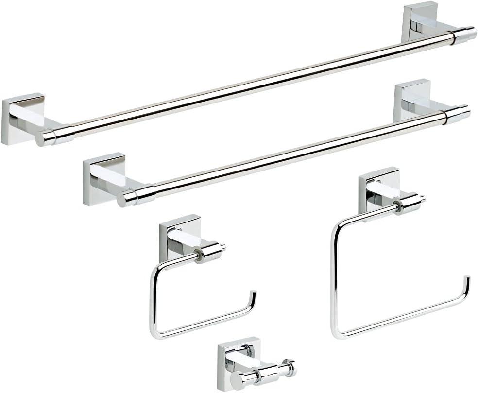 Maxted Polished Chrome Double Wall Mount Hook