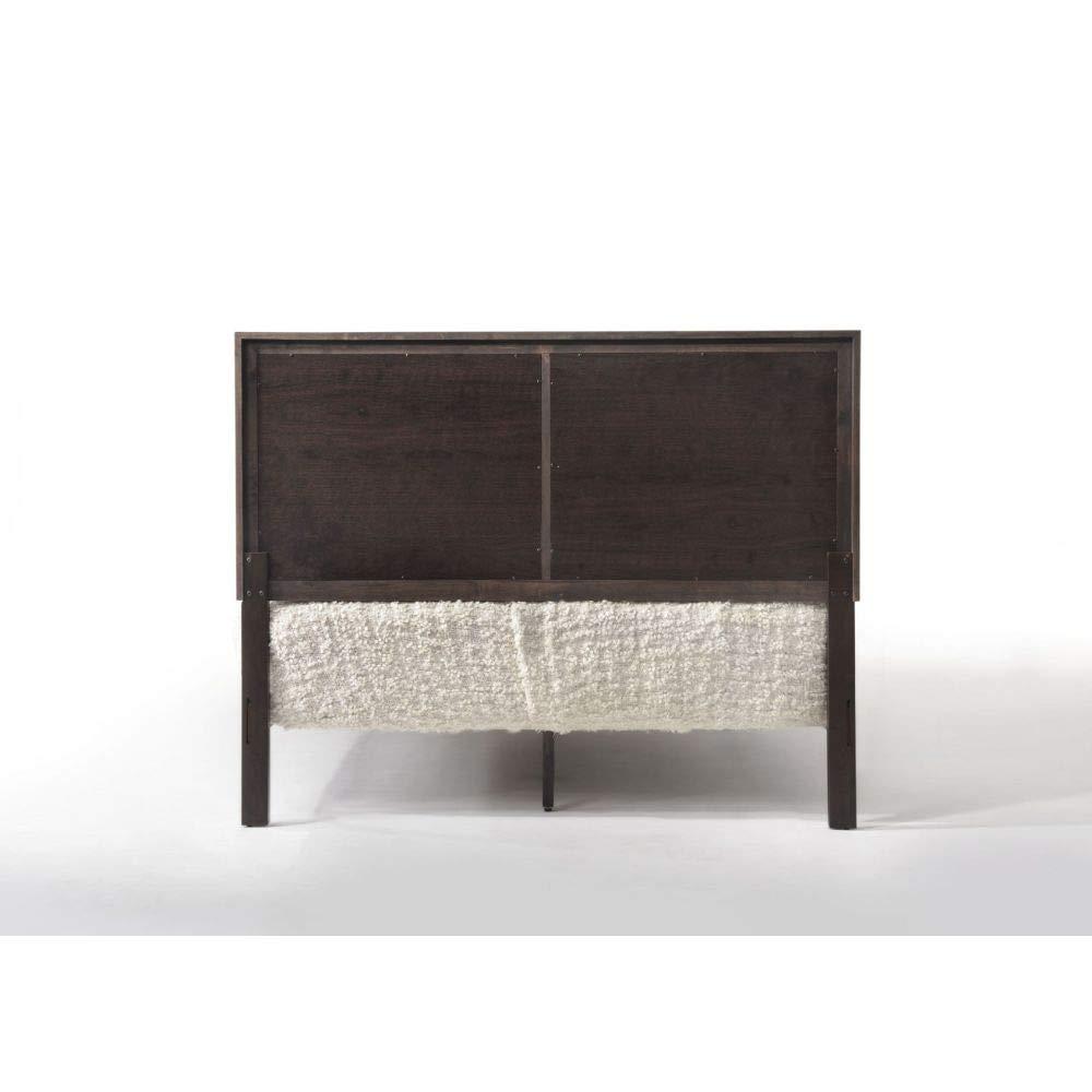 Acme Furniture Madison Queen Panel Bed in Espresso Rubberwood, Multiple Sizes