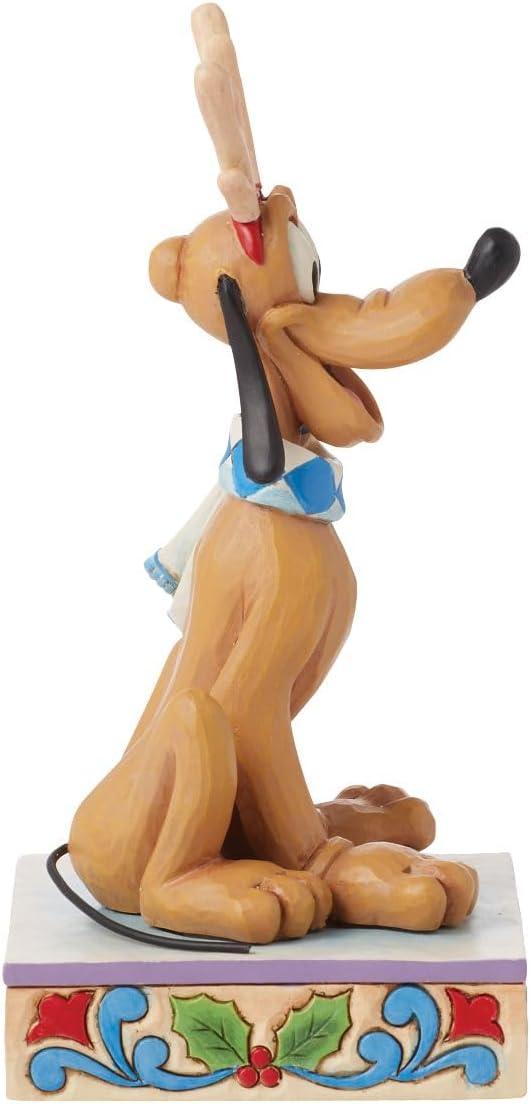 Jim Shore Jim Shore Disney Traditions Pluto Christmas Holiday Figurine 5.625in