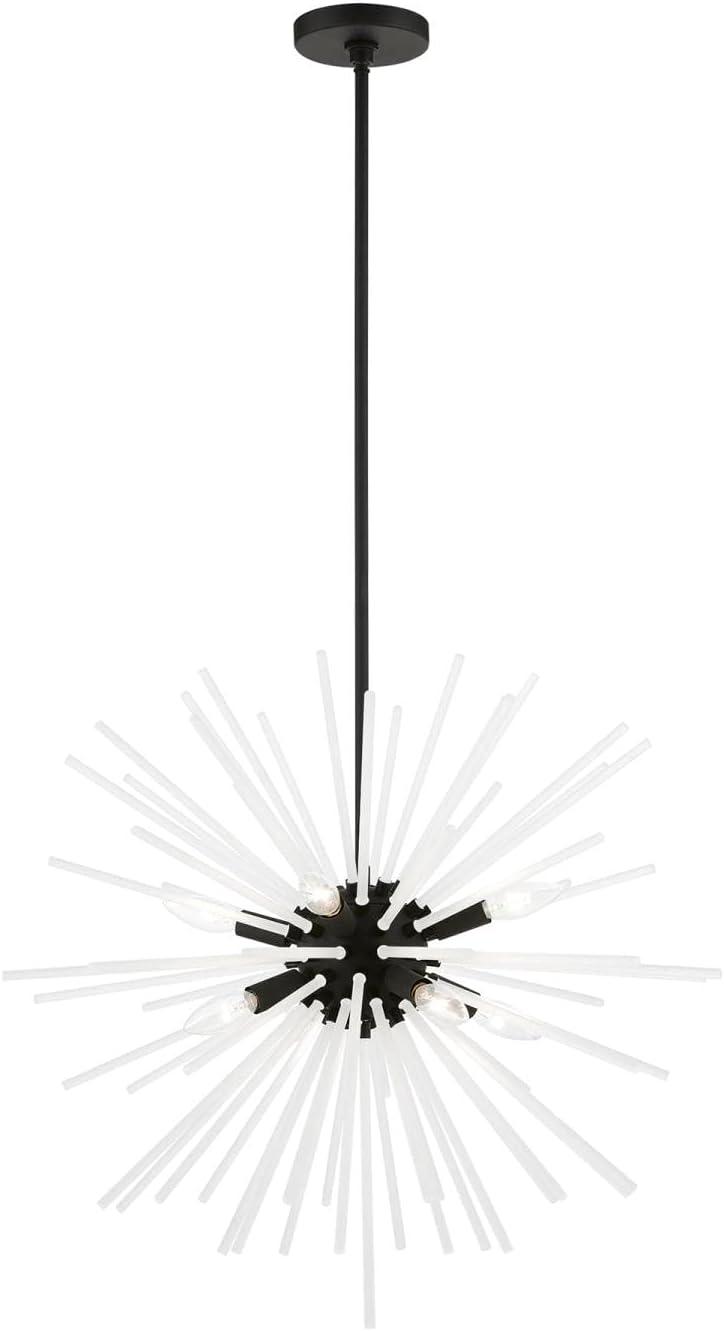 Livex Lighting Uptown 8 - Light Pendant in  Black