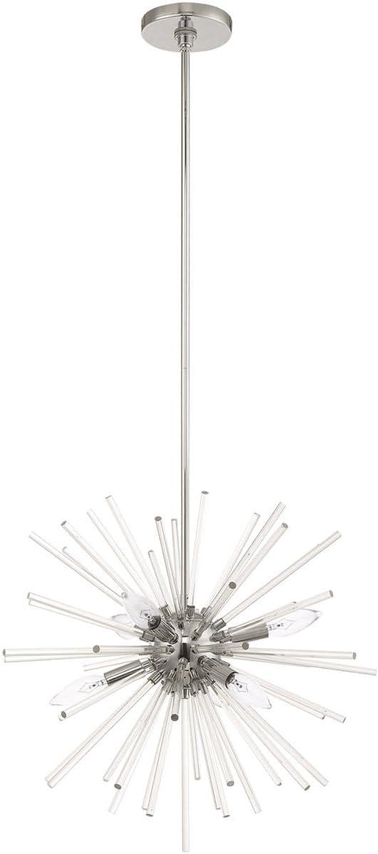 Livex Lighting Utopia 6 - Light Chandelier in  Polished Chrome