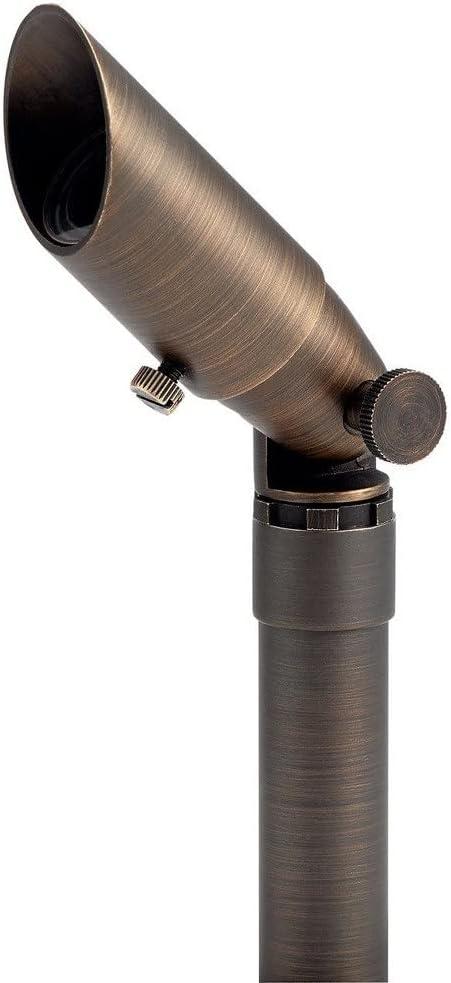 Kichler 15483CBR Cast Brass Landscape Accent, 1-Light, Centennial Brass