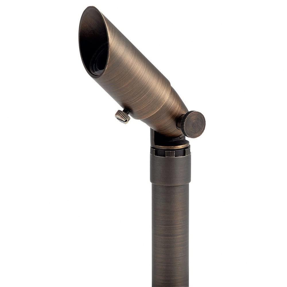 Kichler 15483CBR Cast Brass Landscape Accent, 1-Light, Centennial Brass