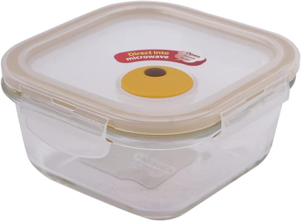 LocknLock Performance Glass Vented Food Storage Container, 13-Ounce