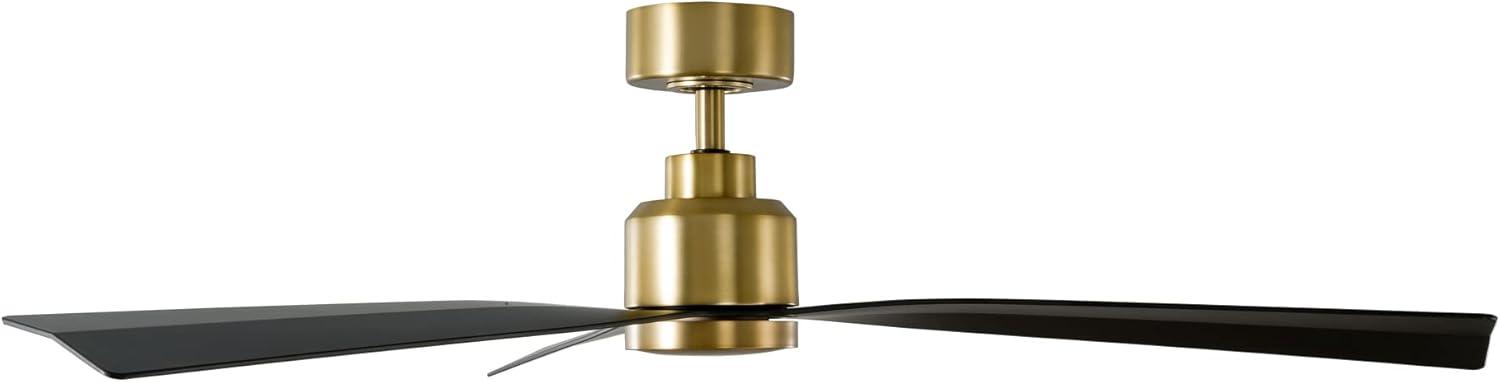 52" Smart Home Compatible 3 Blade Smart Ceiling Fan with Remote