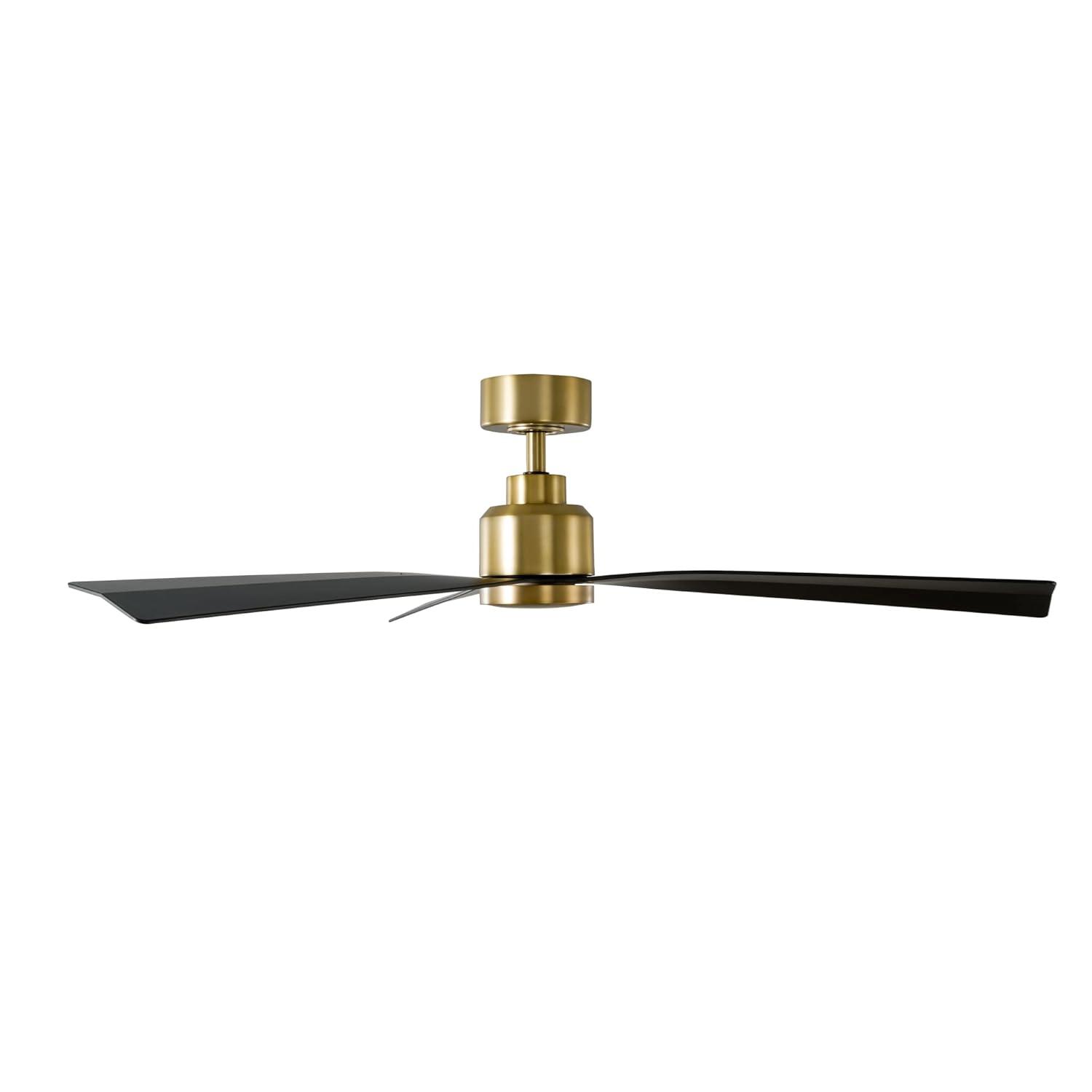 52" Smart Home Compatible 3 Blade Smart Ceiling Fan with Remote