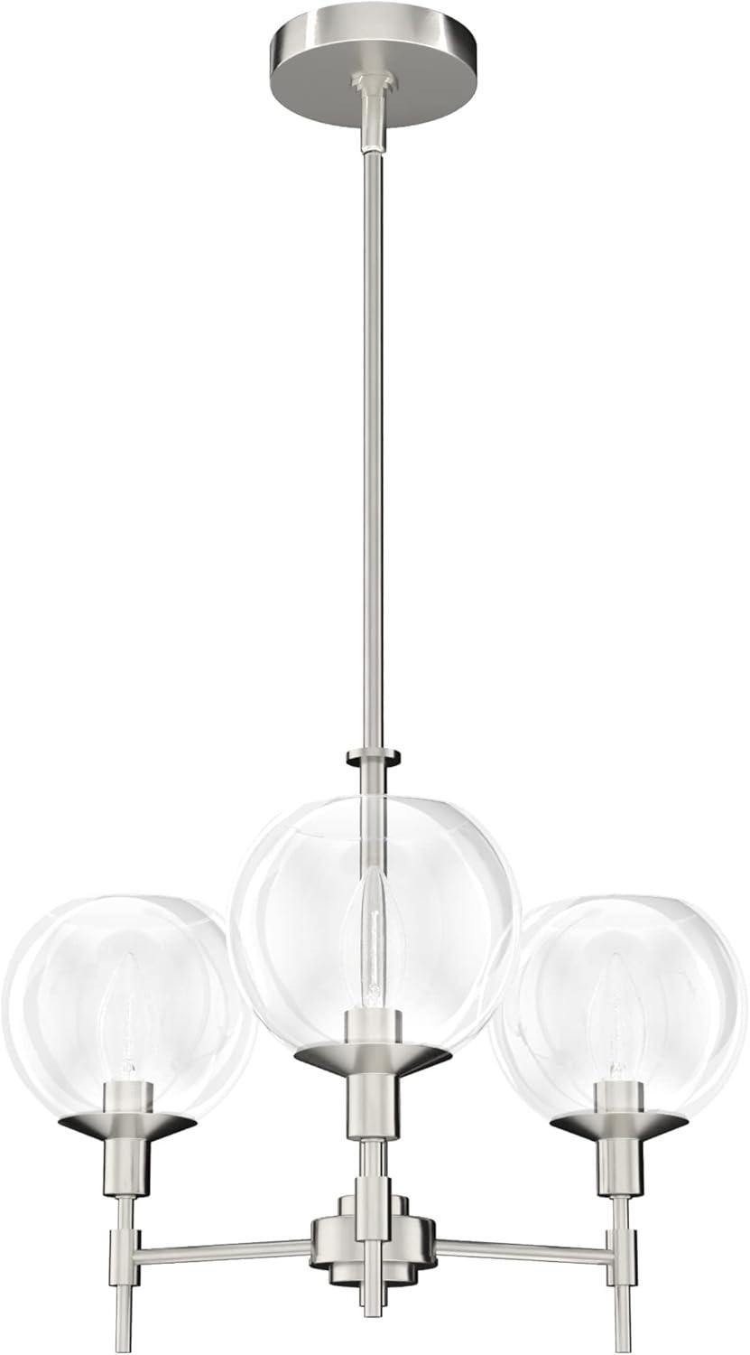 Hunter Fans - Xidane - 3 Light Chandelier In Mid Century Style-13 Inches Tall