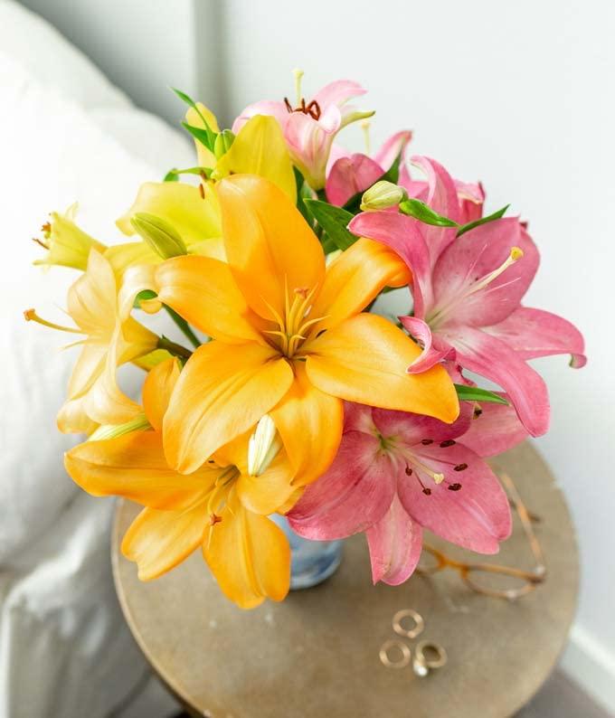 From You Flowers - Stunning Lily Bouquet for Birthday, Anniversary, Get Well, Congratulations, Thank You, All Occasions