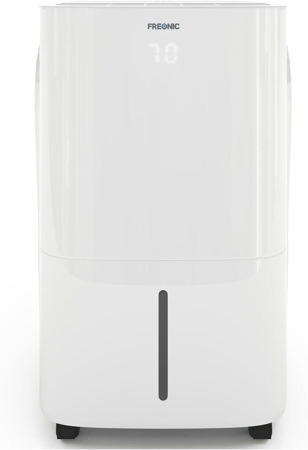 Freonic 50 Pint White Portable Energy Star Dehumidifier