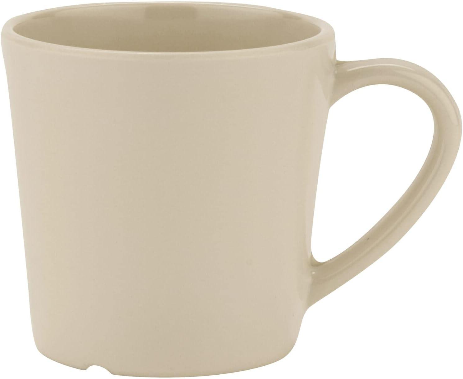 Ivory Plastic 8-Ounce Coffee Mug Set of 12