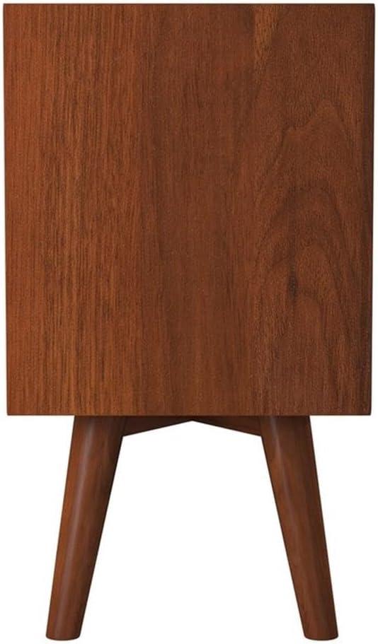 Williams 2 - Drawer Nightstand in Acorn/White