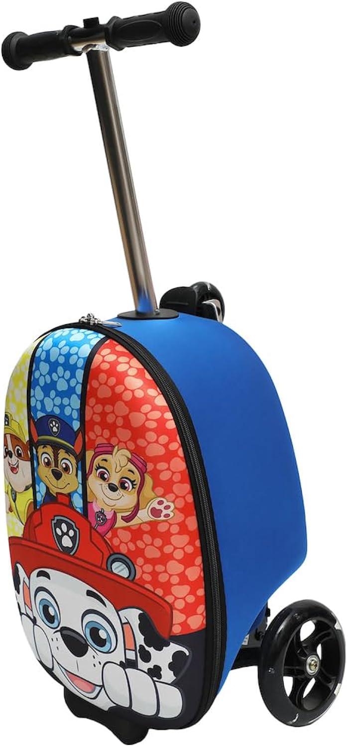 Paw Patrol Hard-Side Scooter Luggage with Light-Up Wheels