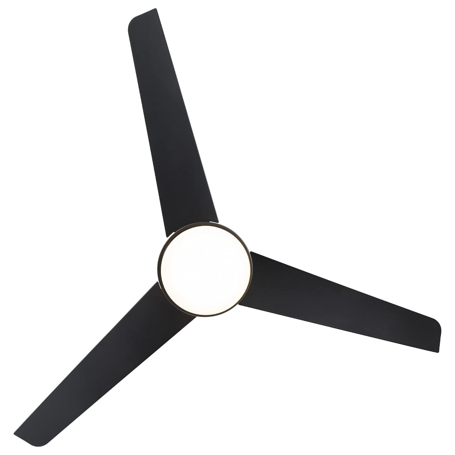 WAC Limited Fans 54" Mod 3 - Blade Outdoor/Indoor Smart Ceiling Fan with Remote Control and Dimmable LED Light Kit Included, Works With Google Assistant, Amazon Alexa, iOS And Android APP