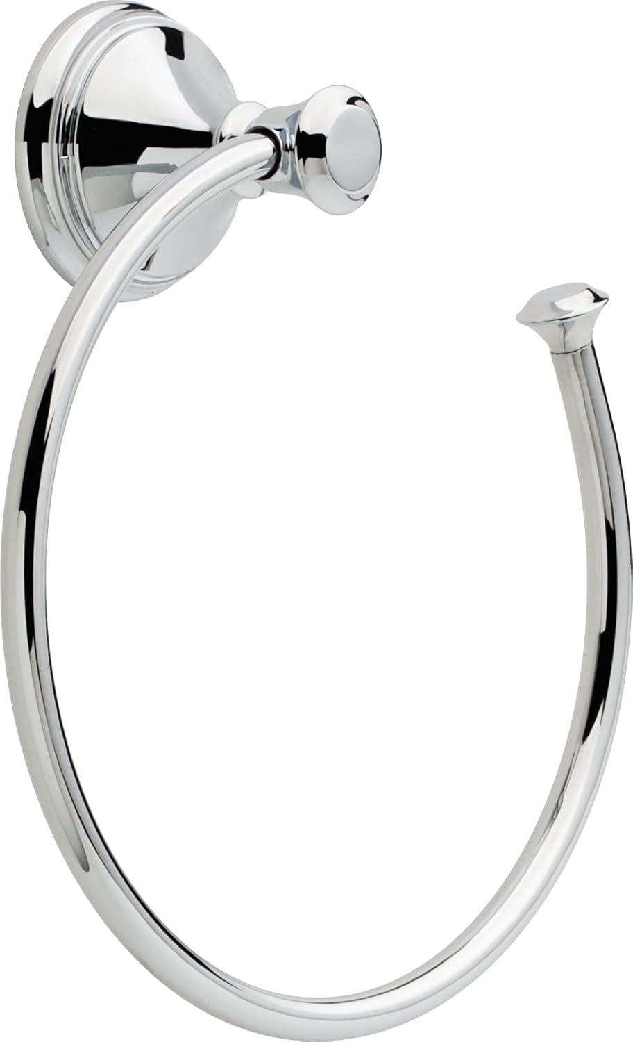 Cassidy Wall Mount Round Open Towel Ring Bath Hardware Accessory in Venetian Bronze