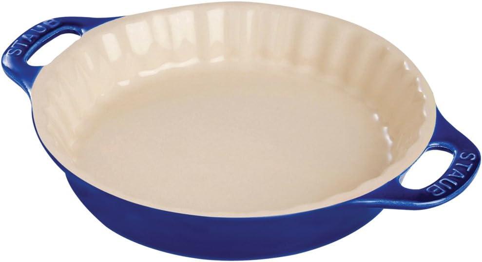 Staub 9-inch Royal Blue Ceramic Pie Dish