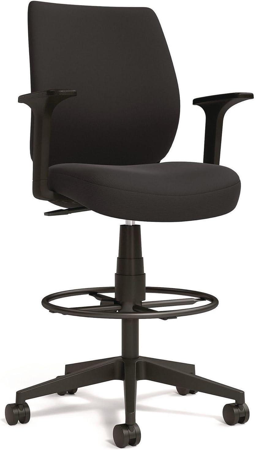 Alera Wessex Drafting Stool - Black