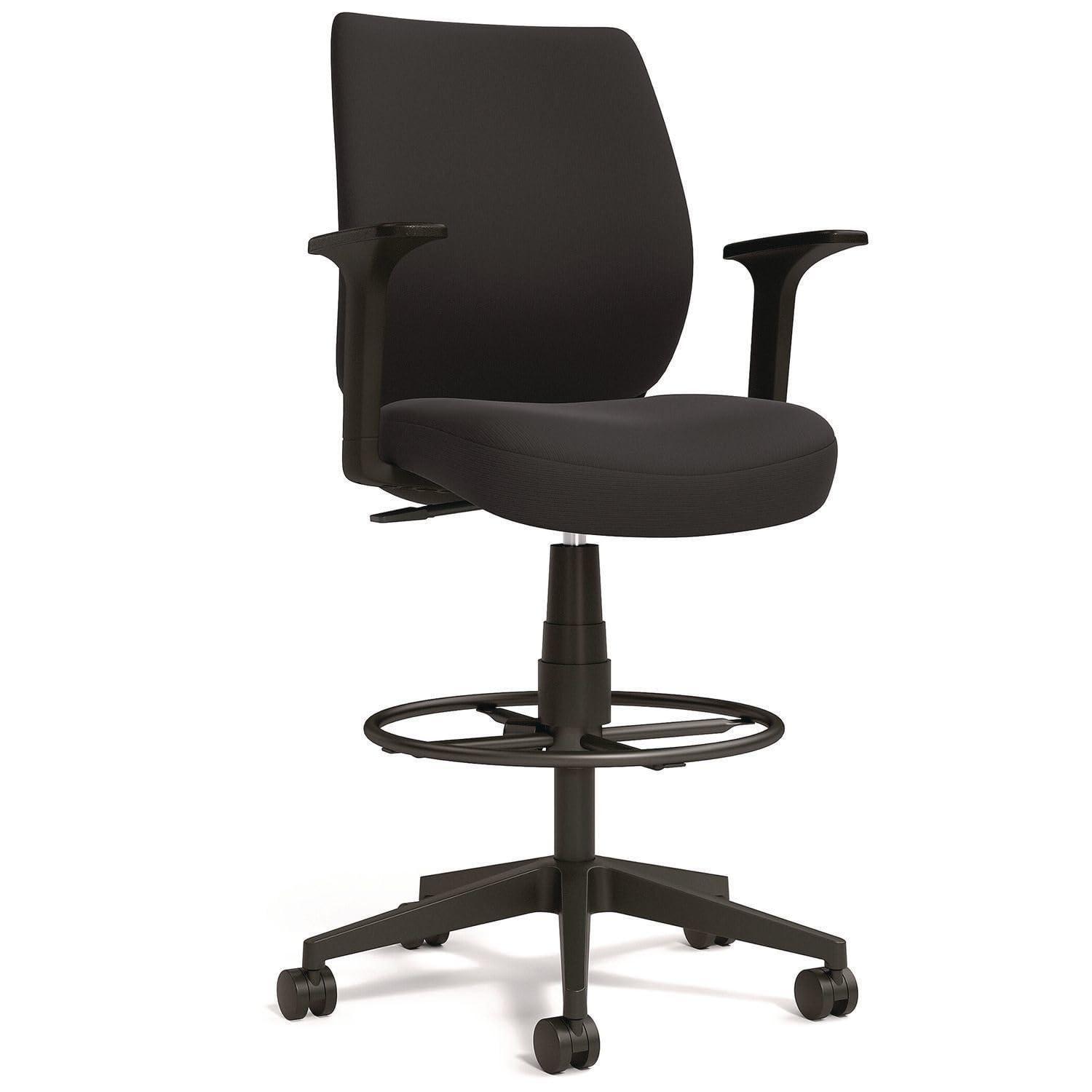Alera Wessex Drafting Stool - Black