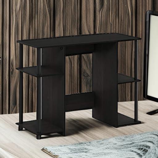 Furinno JAYA Engineered Wood Compact Computer Study Desk in Espresso