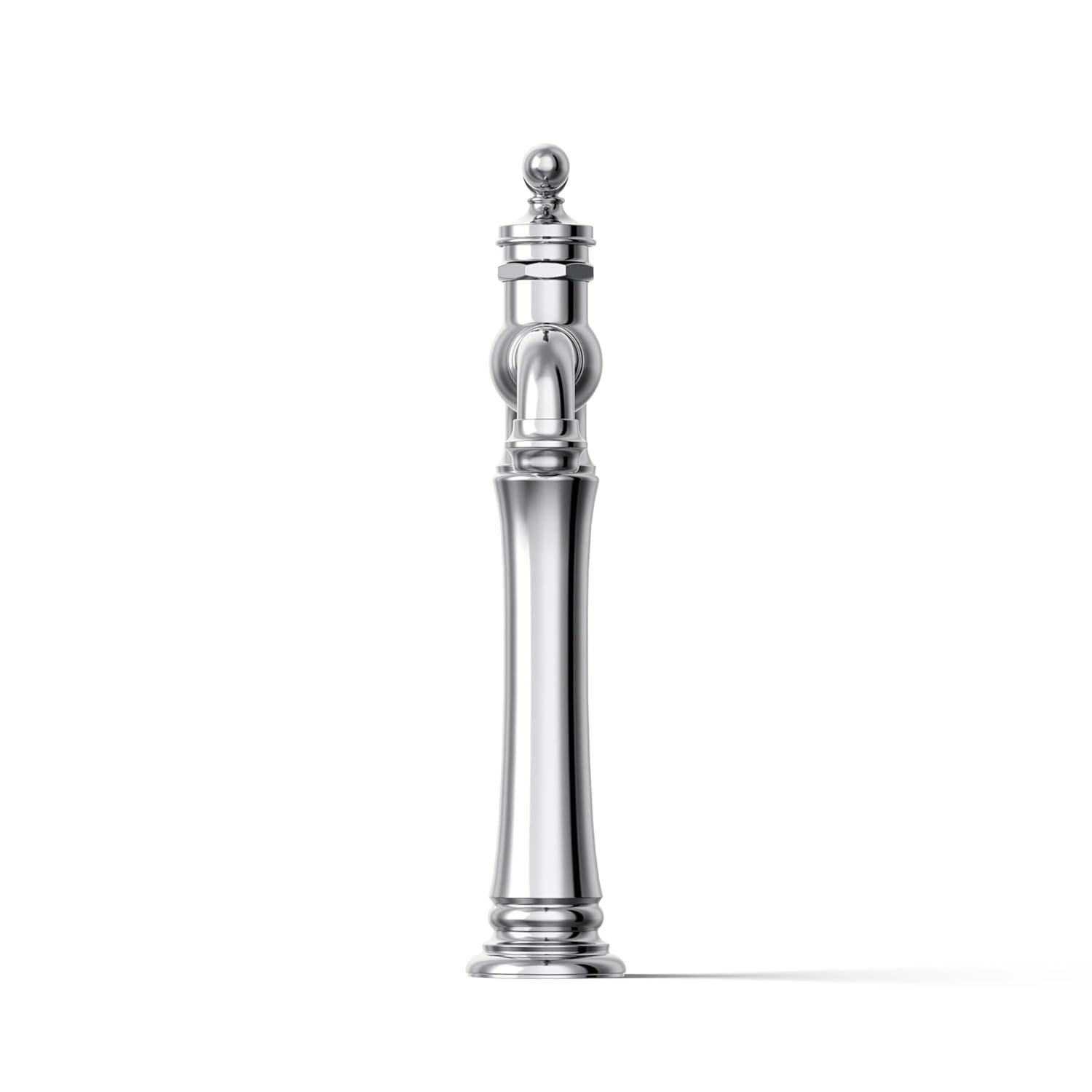 Artifacts Gentleman's Single Hole Bathroom Faucet with Drain Assemby