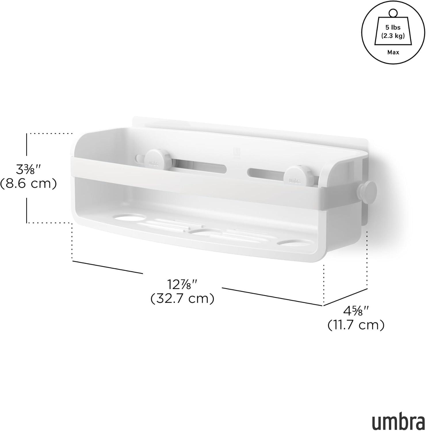 Flex Adhesive Adhesive Shower Basket