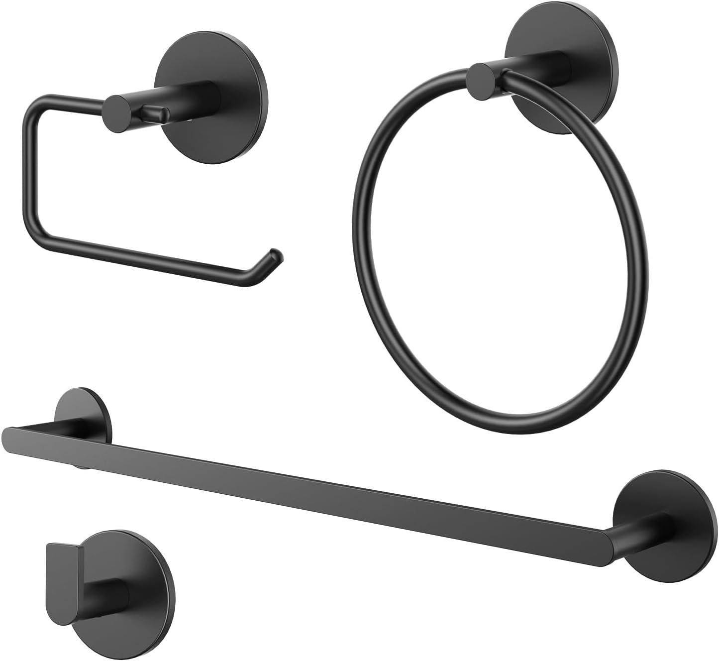 Beloky JA22F9 4 - Piece Bathroom Hardware Set