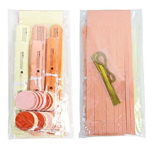 Orange Fall Party Hanging Decorations Thanksgiving Party Ceiling Hangings Wedding Decorations Tissue Paper Pom-Poms Tassel Garlands Baby Shower Birthday Party Decorations SF1