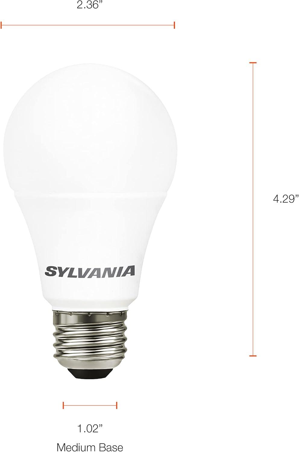 Sylvania 100W Equivalent Frosted Daylight LED Bulbs, 4-Pack