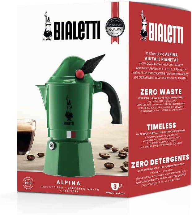 Bialetti Moka Express Alpina 3 Cup Percolator