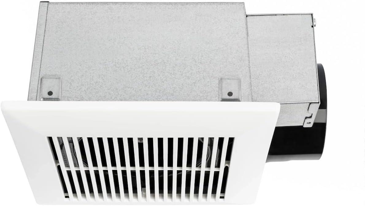 White Plastic Ceiling Mount Energy Star Exhaust Fan