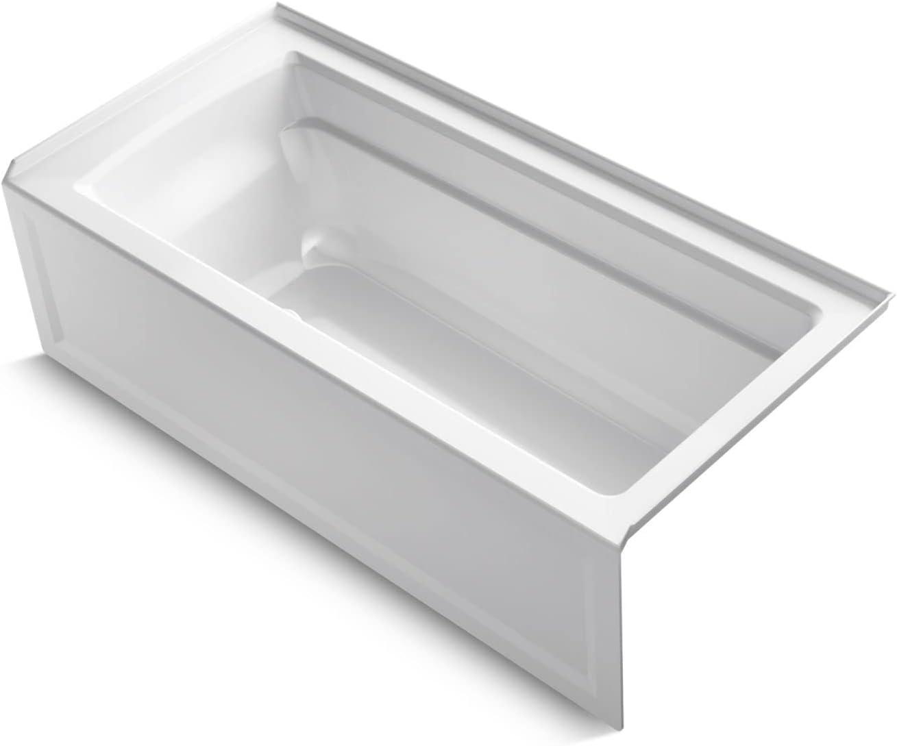 Archer® 66" x 32" Acrylic Alcove Soaking with Comfort Depth