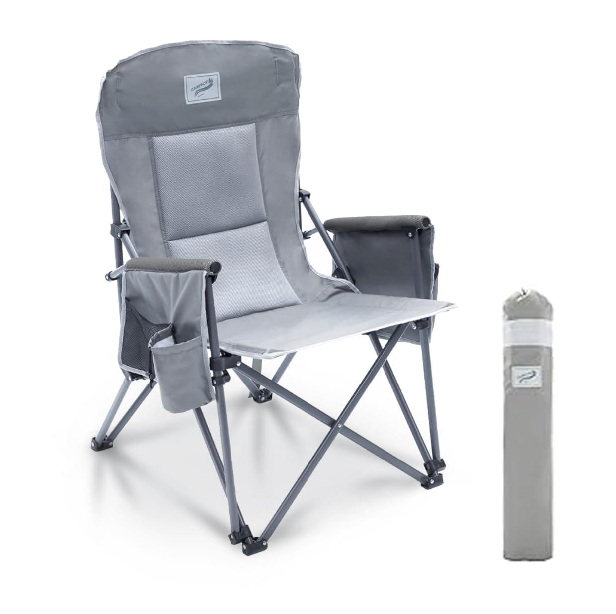 Camphor Designs Silla de Camping Plegable Portátil Resistente para Adultos
