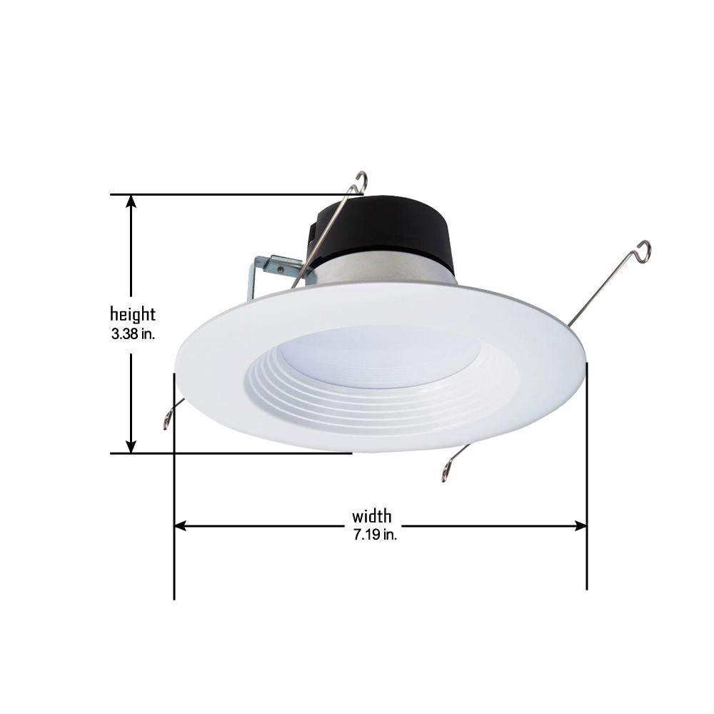 Halo LA5 Series Matte Soft White 5/6 in. W LED Retrofit Recessed Lighting 10 W