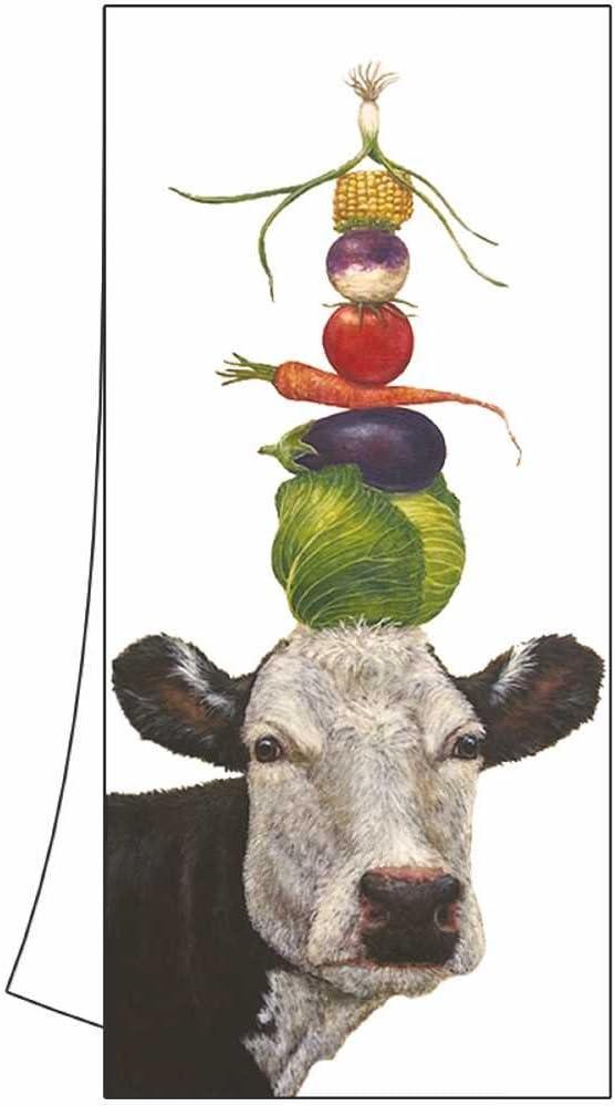 Vicki Sawyer Ida Cow Cotton Kitchen Towel Set