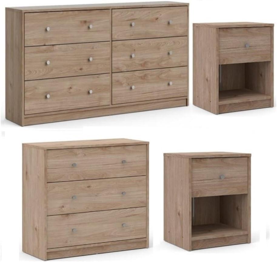 4 Piece Bedroom Set in Jackson Hickory