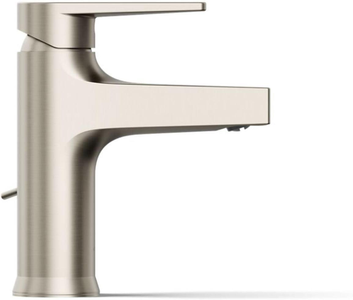 Kohler Taut Single-Handle Bathroom Faucet with Pop-Up Drain Assembly, One Hole Bathroom Sink Faucet, 1.2 gpm