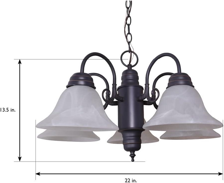 Design House Willowdale Pendant Light Fixture - Traditional Alabaster Glass Bowl Shade for Kitchens, Foyers, Dining Rooms - Adjustable Height Pendant Light Fixture - Satin Nickel, 589747