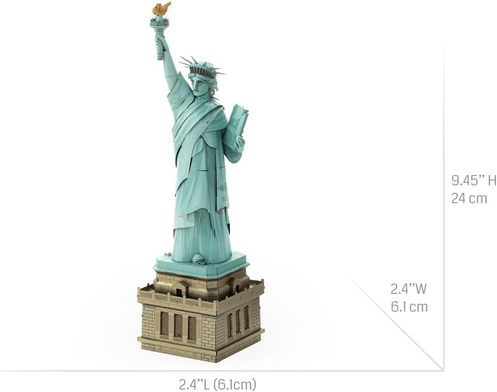 Metal Earth Premium Statue of Liberty 3D Laser Cut Model + Tweezers 20083