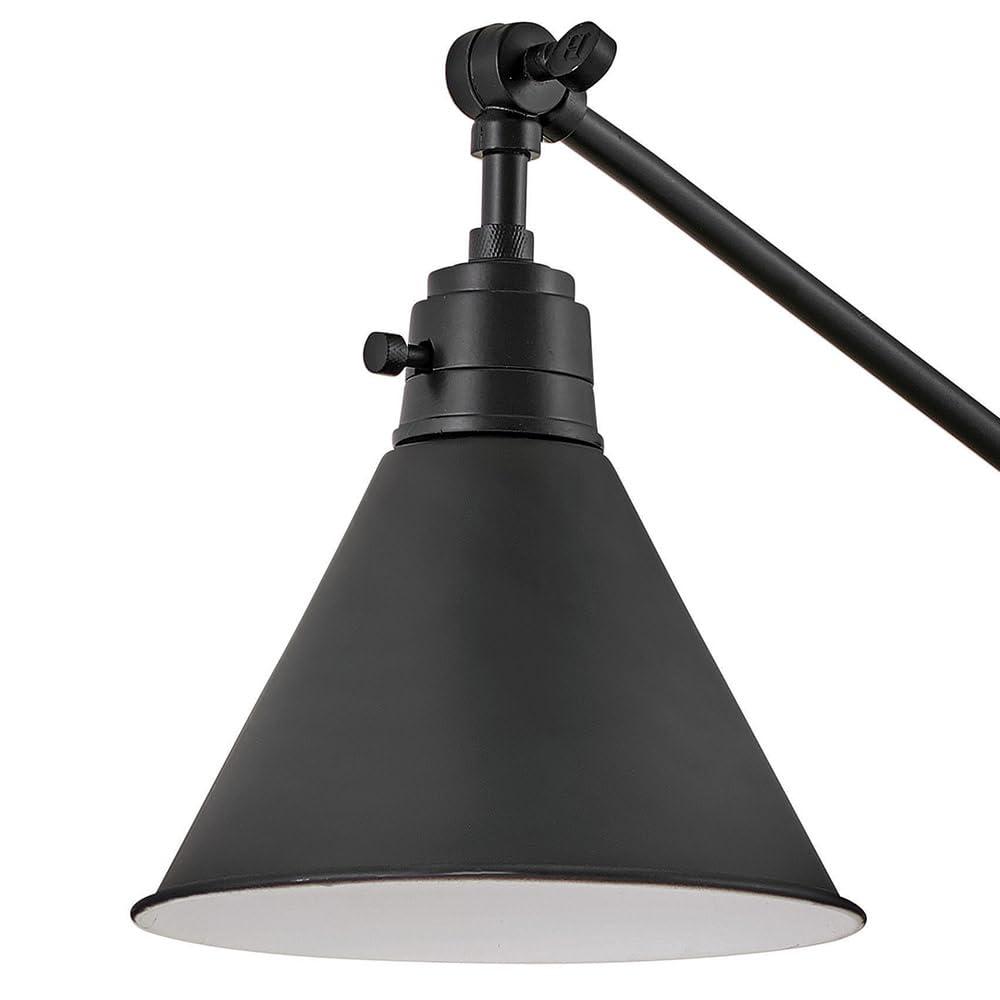 Lennon Plug-In Task Sconce - Black