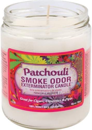 Smoke Odor Exterminator 13 Oz Jar Candle Patchouli, 13 Ounce