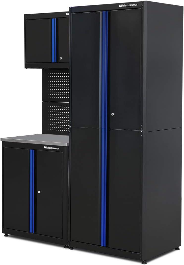 Montezuma 3 Piece Steel Garage Organization Cabinet