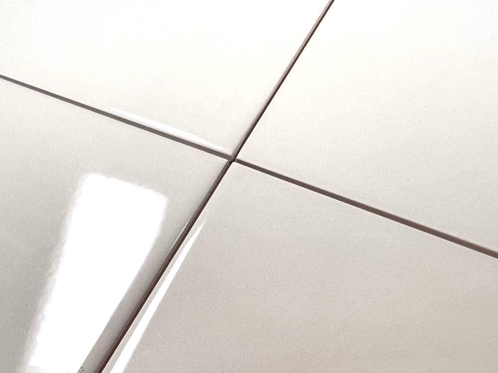 Almond Glossy Ceramic 6x6 Wall Tiles for Bathroom and Kitchen