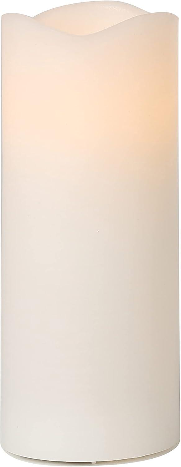 Mikasa Mikasa Wavy Top LED Unscented Wavy Top Wax LED Candle