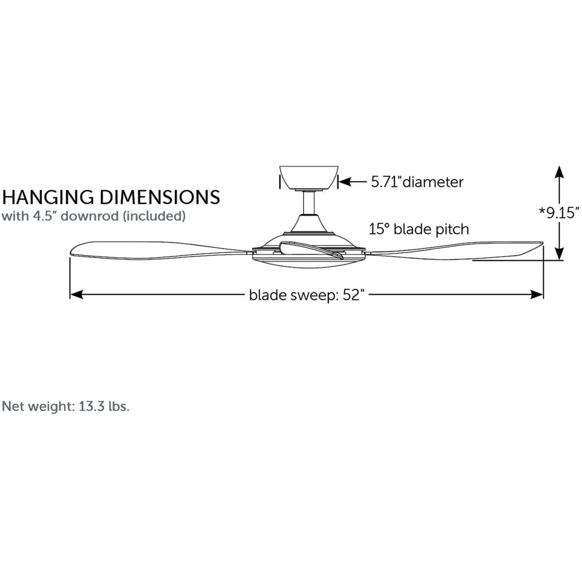 Glideaire Ceiling Fan (52")