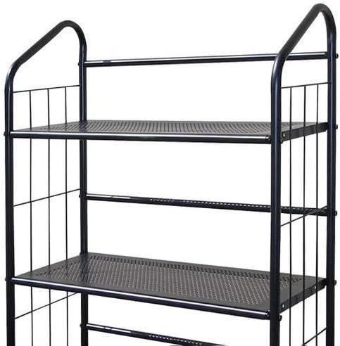 Metal Book Shelf Black - Ore International