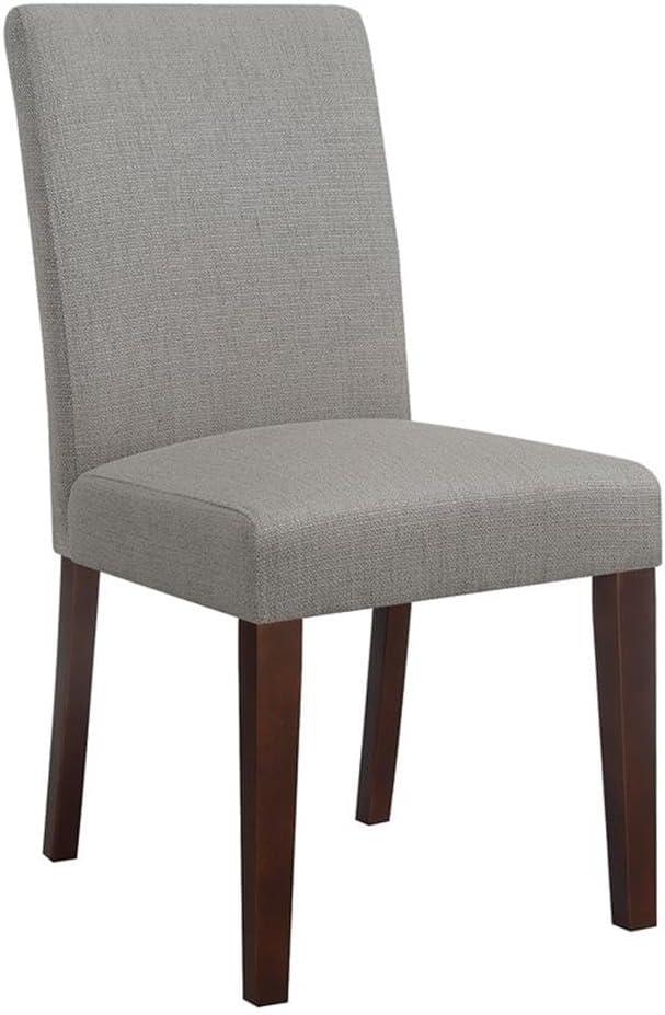 Serta Serta Liam Parsons Dining Chair, Plush High Back, Polyester Weave Fabric, Foam Cushion Seat (Set of 2)