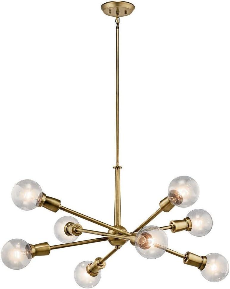 Kichler Lighting Armstrong 8 - Light Chandelier in  Natural Brass