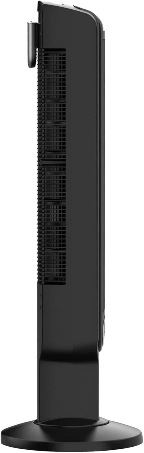 Lasko 36" 4-Speed Oscillating Remote Controlled Tower Fan with Timer, Black, T36511, New