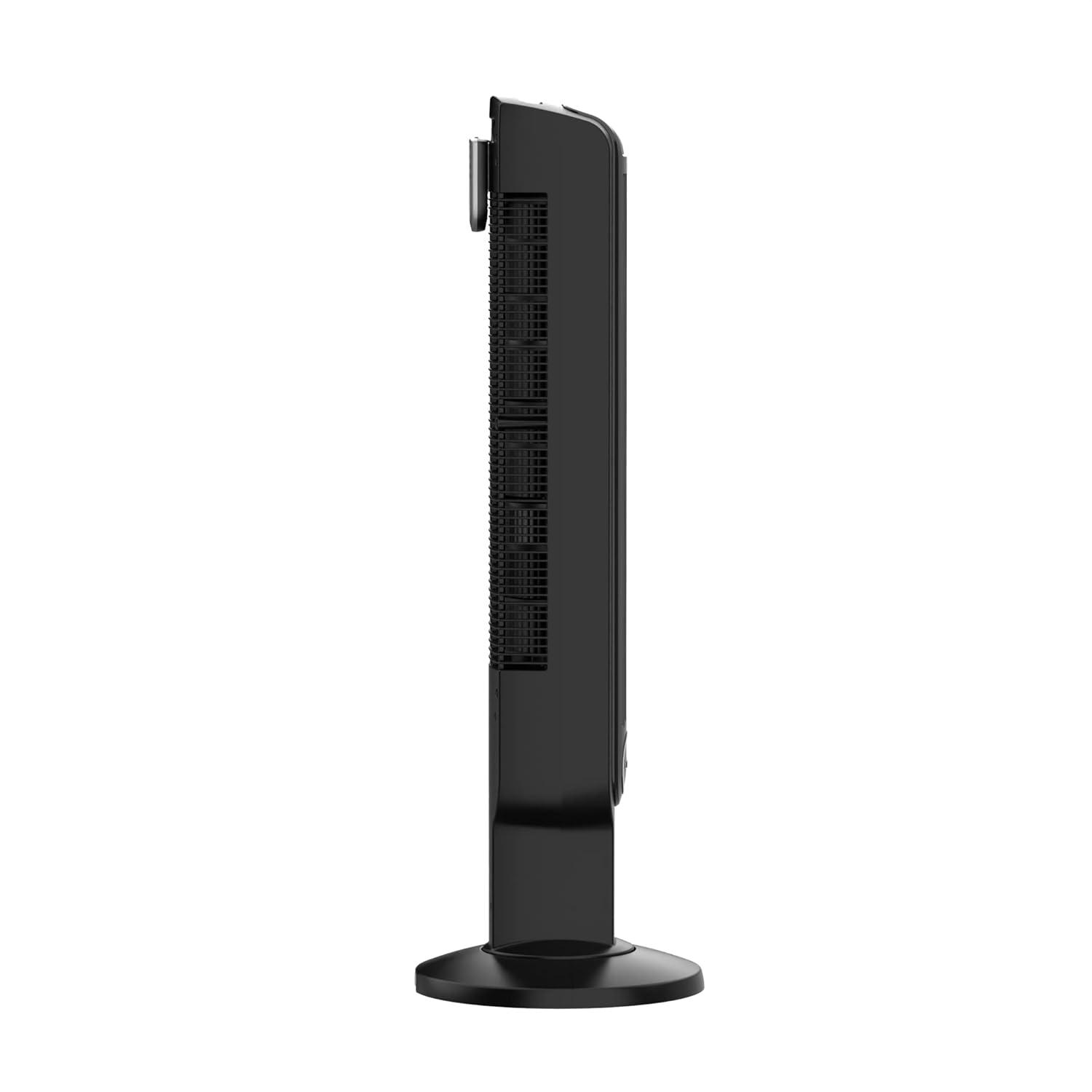 Lasko 36" 4-Speed Oscillating Remote Controlled Tower Fan with Timer, Black, T36511, New