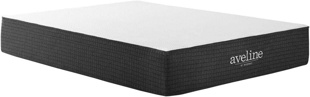 SereneDream 12" Queen Gel Memory Foam Mattress in White