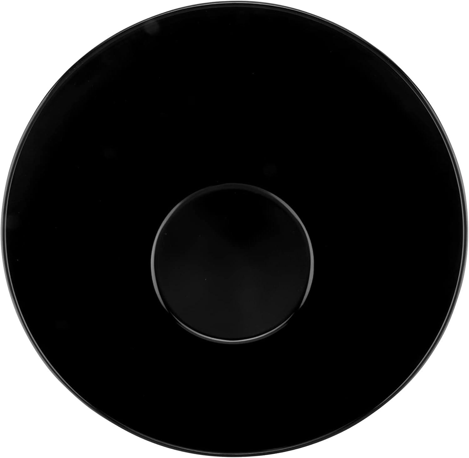 Black Elegance 1.9 Quart Cascading Serving Bowl for All Seasons